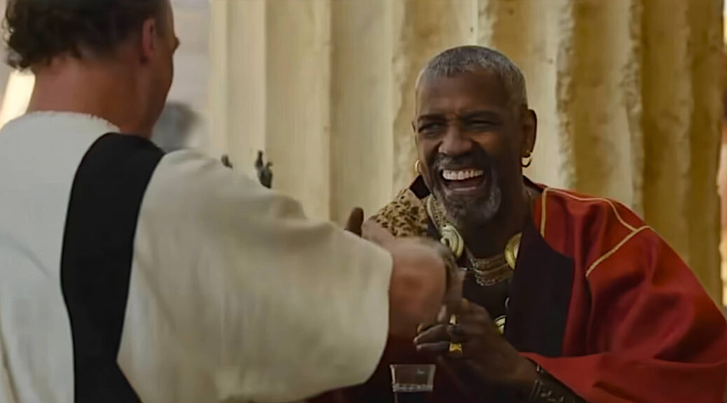 Kadr z filmu Gladiator 2 - Denzel Washington